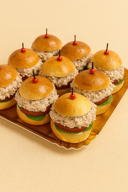 mini brioches rillettes de thon