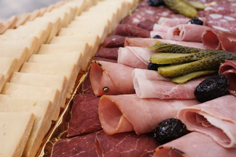 Plateau de charcuterie et fromages