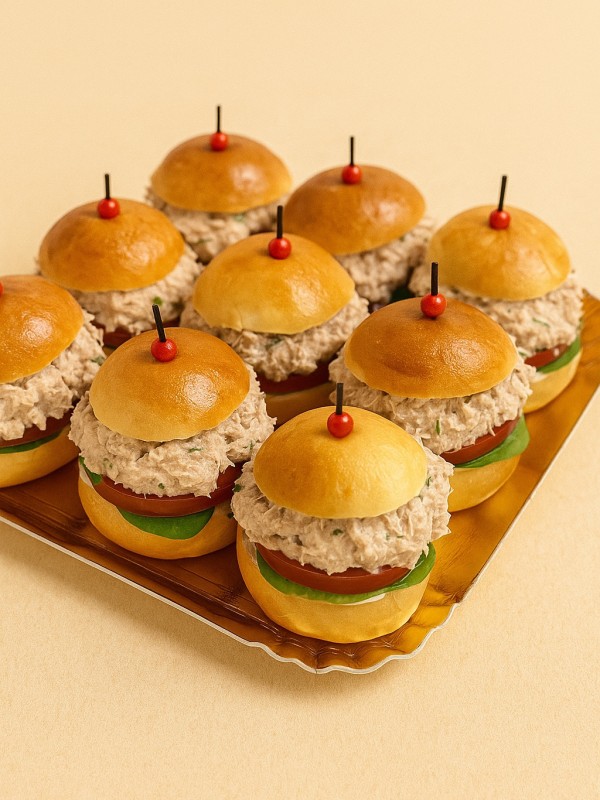 Mini brioches rillettes de thon