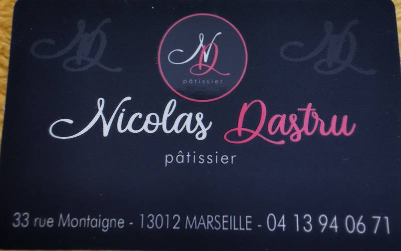 Pâtisserie, chocolats, biscuits, viennoiseries, glaces, confiseries Marseille Saint Barnabé 13012 Pâtisserie Nicolas Dastru